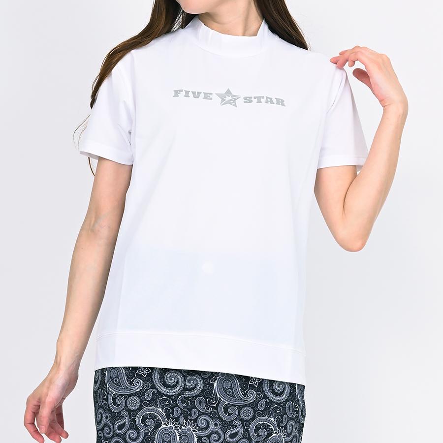 FIVE STAR モックネック ゴルフ メンズ 半袖 シャツ ゴルフウェア 夏