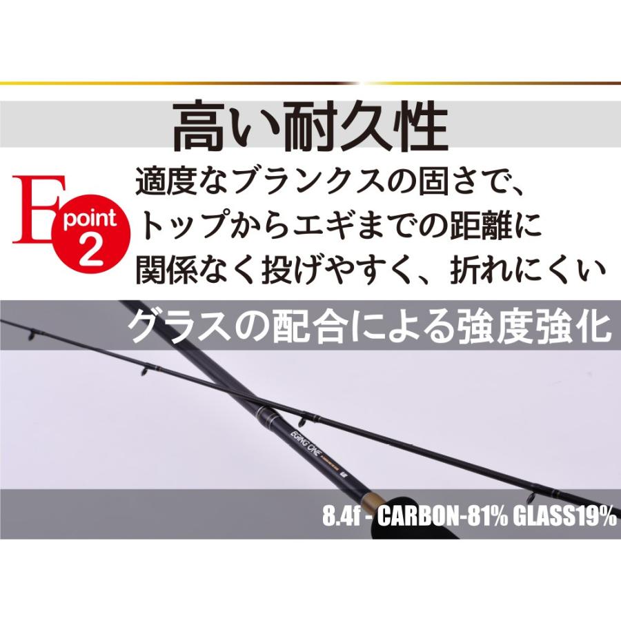 エギングスターターロッド Eging One エギングワン 8 4f エギング アオリ 釣り Five Star ファイブスター Five Star Store 通販 Yahoo ショッピング