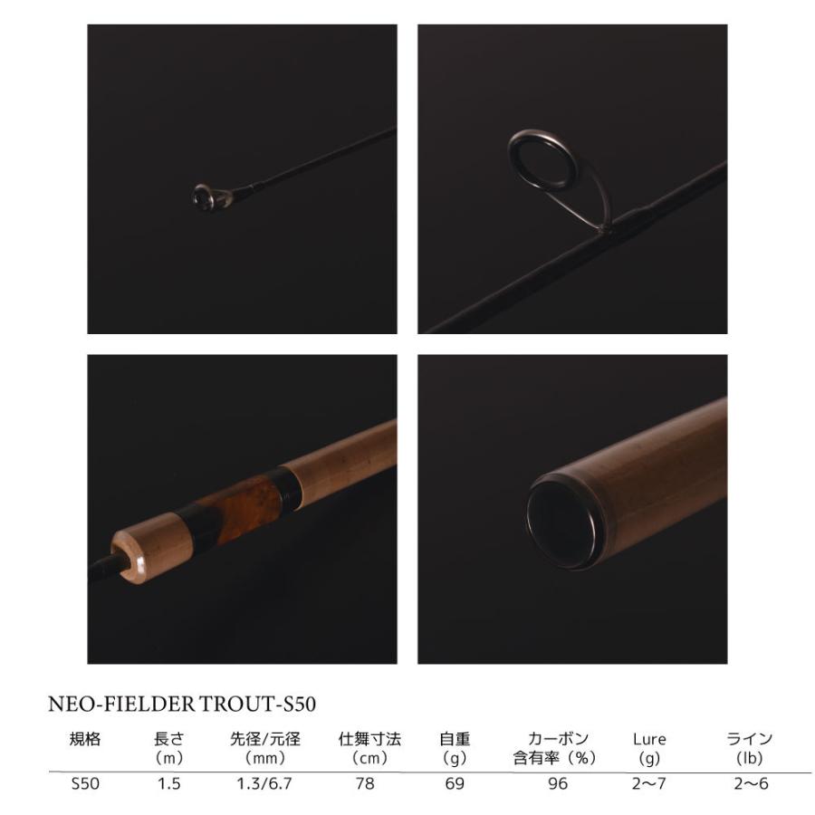 NEO FIELDER TROUT S-50 ネオフィールダートラウト S50 渓流スタイル ネイティブトラウト FIVE STAR ファイブスター | FIVE STAR（釣り） | 02
