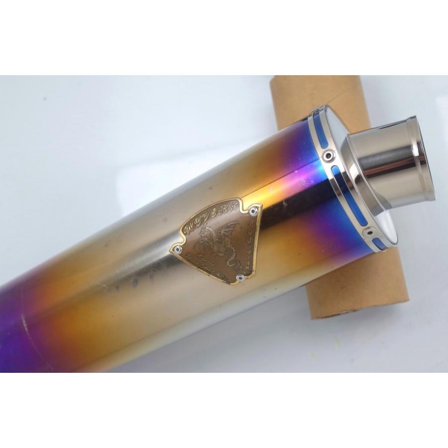 アールズギア CB1300SF SC54 ワイバン ツイン マフラー サイレンサー左