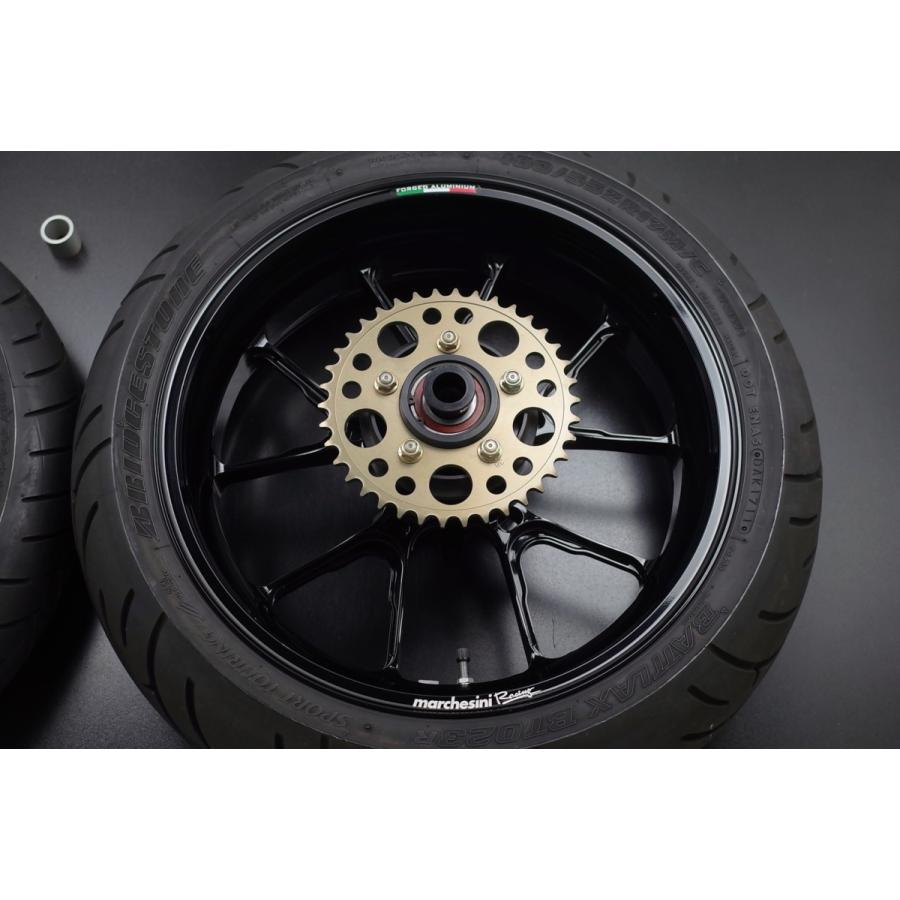 慎*様 ドゥカティ ST4s から取り外したマルケジーニ製ホイール 1 組。 DUCATI（ドゥカティ） MARCHESINI マルケジーニ スポルト1000 M10S F/R
