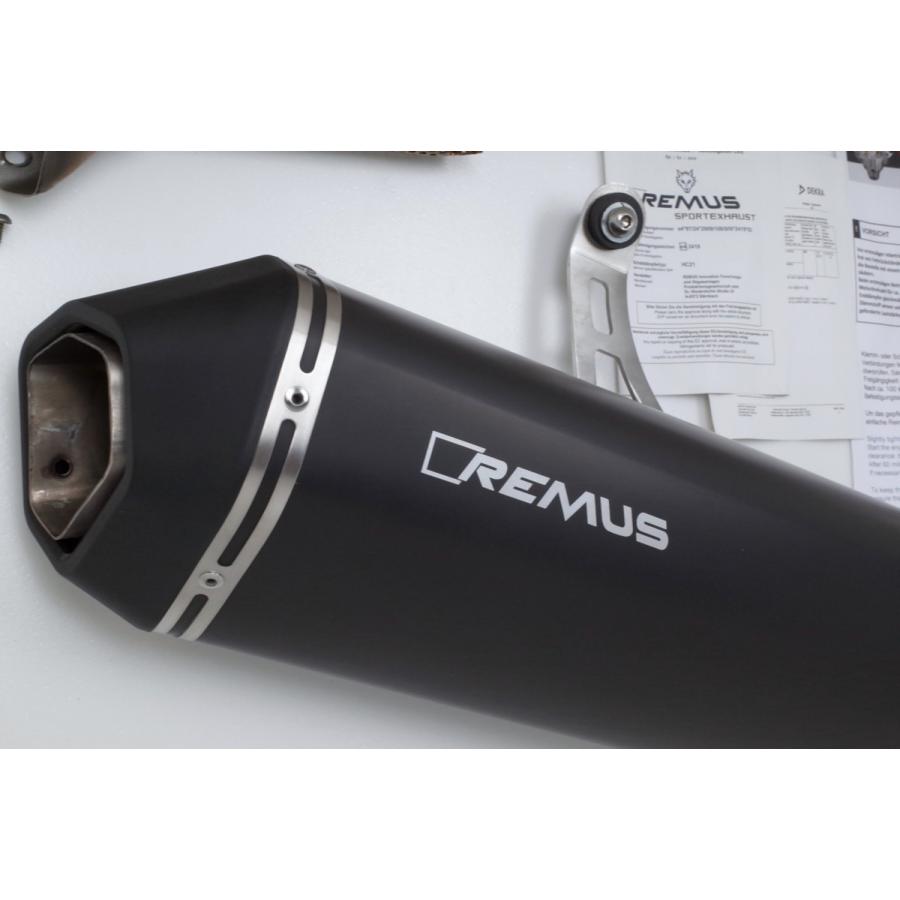 REMUS レムス ブラックステンレス スリップオン マフラー REMUS レムス ブラックステンレス スリップオン マフラー