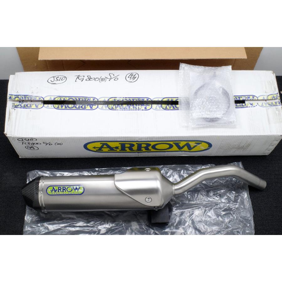 トライアンフ タイガー800 ARROW アロー　スリップオンマフラー アロー トライアンフ タイガー 800 ARROW スリップオン チタン