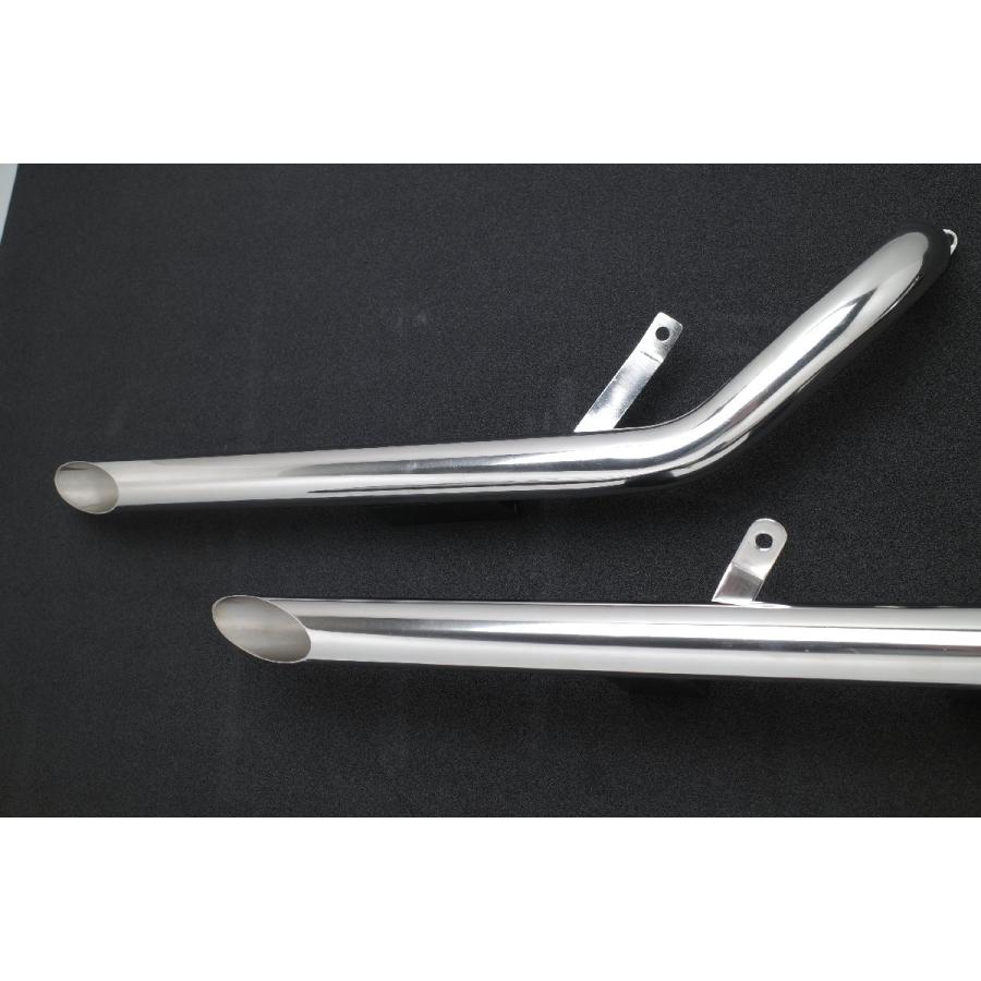 エリミネーター250V ステンレス ドラッグパイプ フルエキゾースト マフラー カワサキ（Kawasaki） 98-07 エリミネーター250V 社外 ステンレス