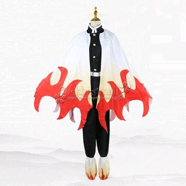 煉獄杏寿郎 ウィッグ 着物 ウィッグ Cosplay ゲーム コスプレ衣装 風 風 ゲーム アニ コスチューム ハロウィン仮装 送料無料 鬼滅の刃 メ パーティーグッズ 変装 Coss5 Five Will