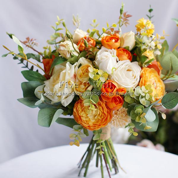人気ショップが最安値挑戦 送料無料 ウエディングブーケ 結婚式 ローズ 造花 ウェディング用 アレンジメント 花嫁 披露宴 安い 手作り キット ブライダルブーケ 高い品質 Altammamfactory Com Jo