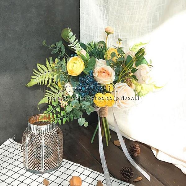 サイズ交換ｏｋ 造花 ローズ 結婚式 送料無料 ウエディングブーケ 造花 贈答品 二次会 結婚式 ブライダル ウエディングブーケ ウェディング用 ジュエリー ブライダルブーケ キット 手作り 安い 披露宴 花嫁 アレンジメント プリザーブドフラワー Essegtogo Com