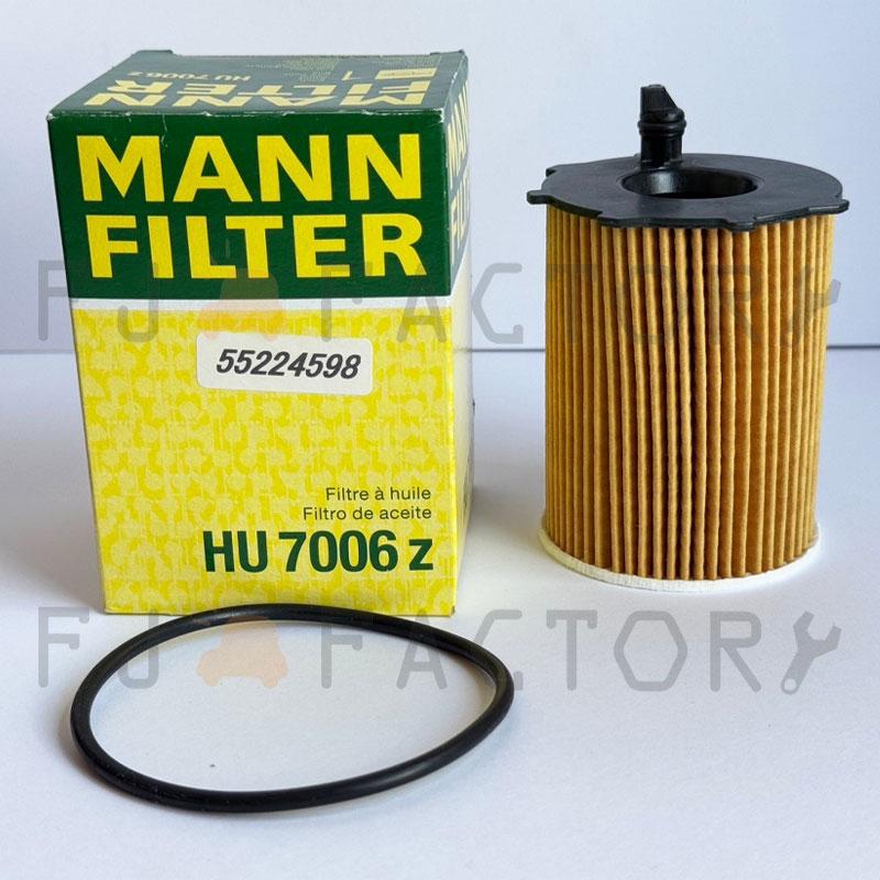 MANN-FILTER HU7006z オイルフィルター ガスケットつき FIAT500