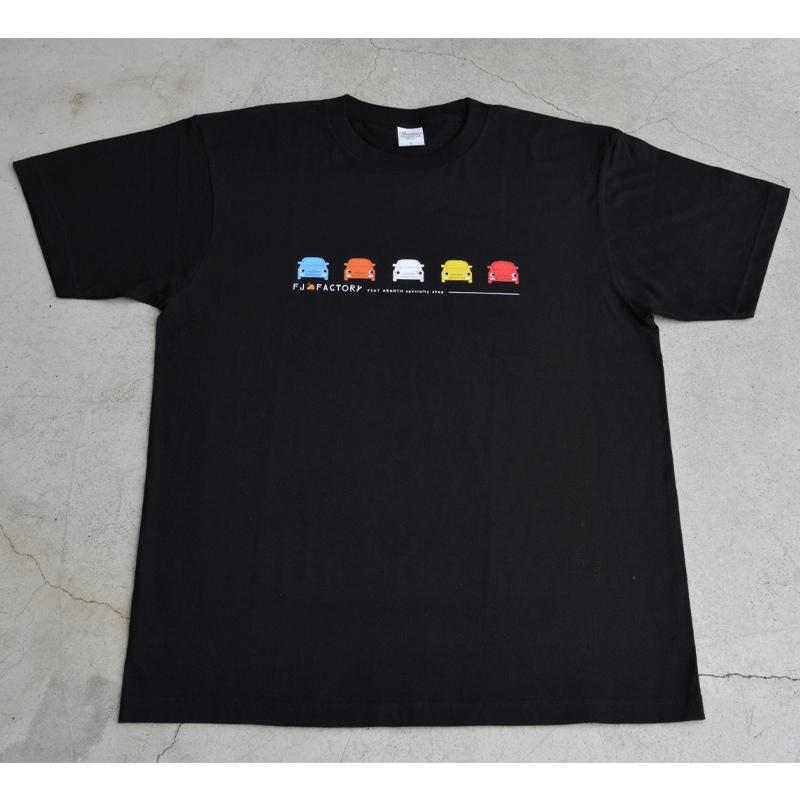 FJファクトリー オリジナル Tシャツ (ブラック) フィアット アバルト S/M/L/XL｜fj-factory｜04