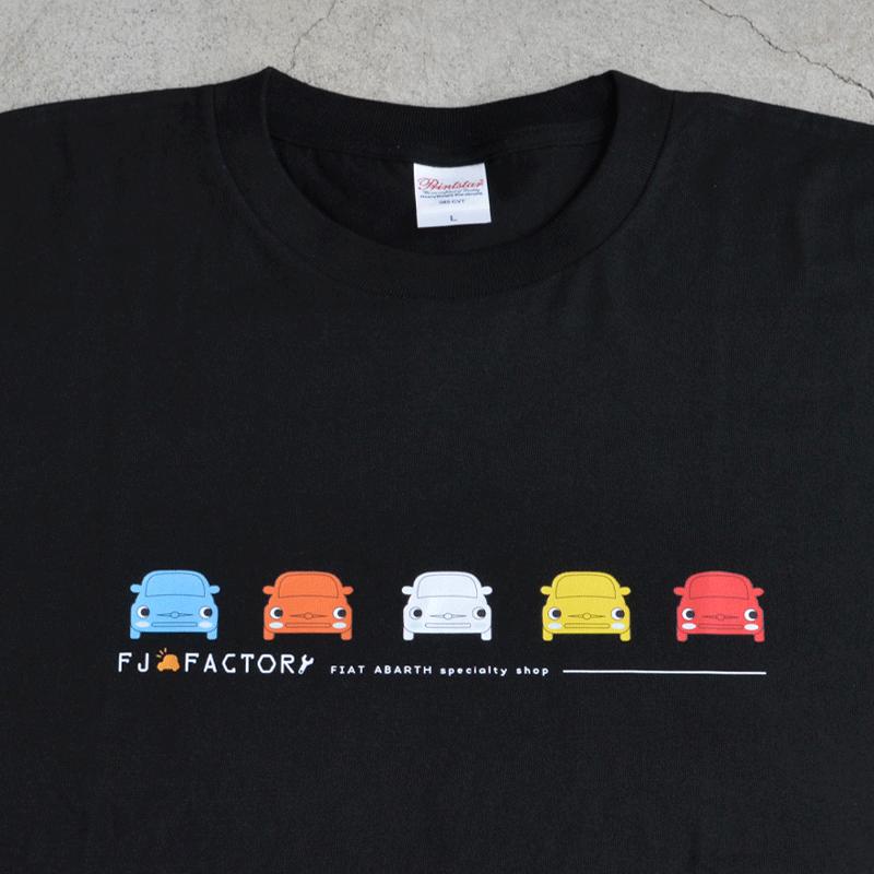 FJファクトリー オリジナル Tシャツ (ブラック) フィアット アバルト S/M/L/XL｜fj-factory｜05