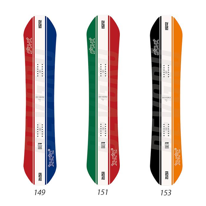 DEVGRU デブグル スノーボード 板 TEAM×GOOFIES 22-23 モデル チーム  
