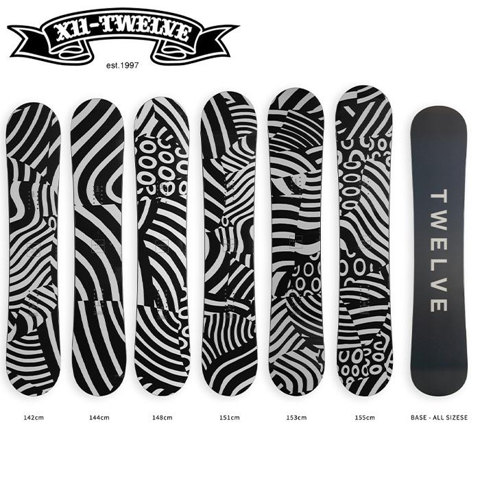 A7人気シール帳 TWELVE トゥエルブ スノーボード 板 ACE 22-23 エース 【EIM1173628615】(41290円)