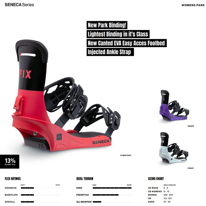 中古】FIX BINDING Magnum Mサイズ スノボ ビンディング FIX BINDING