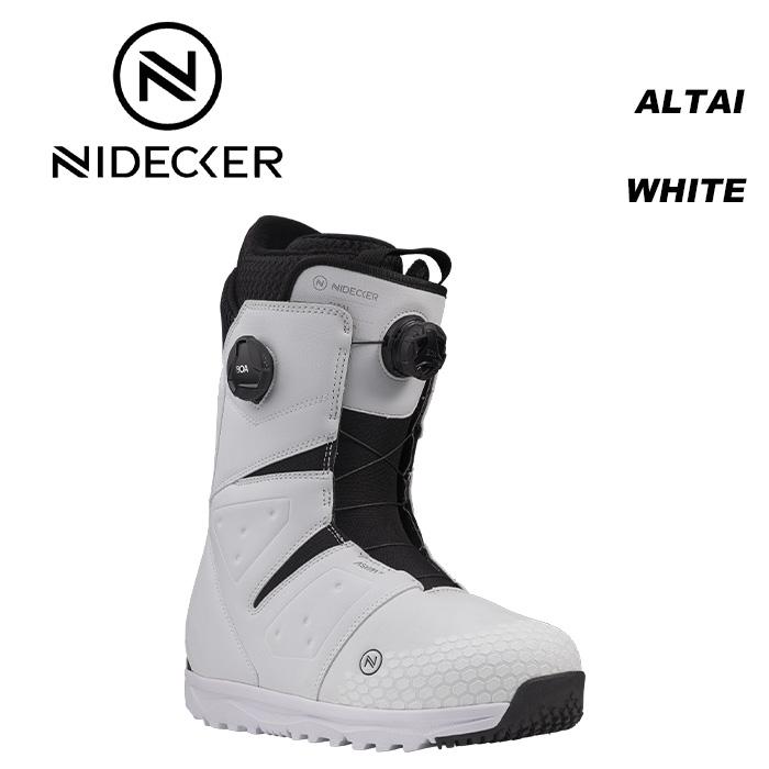 NIDECKER ナイデッカー スノーボード ブーツ ALTAI WHITE 23-24 モデル  