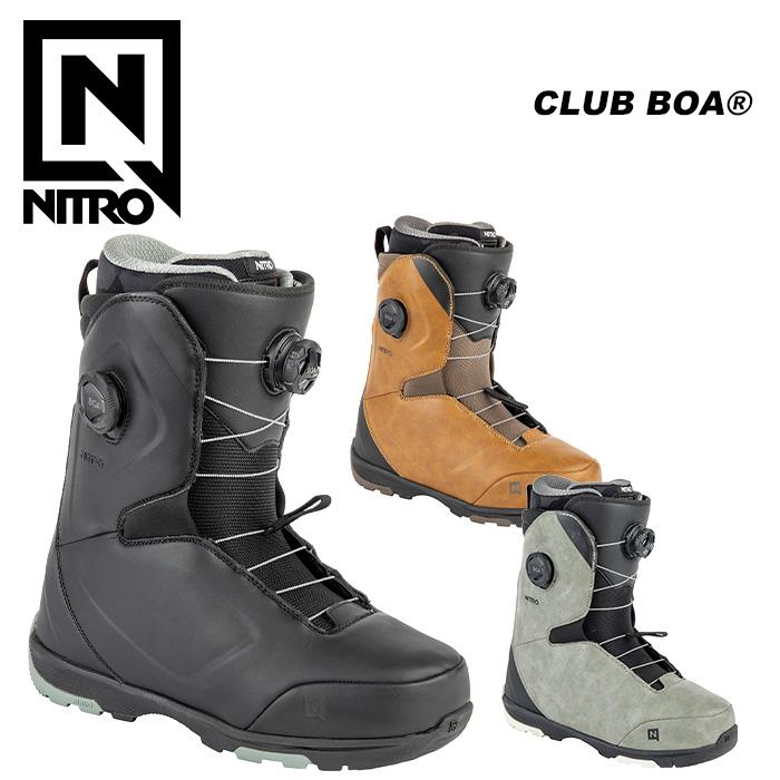 NITRO ナイトロ スノーボード ブーツ CLUB BOA Brown 23-24