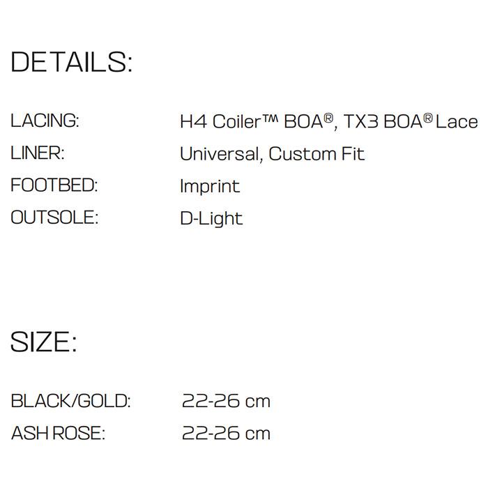 SALOMON サロモン スノーボード ブーツ PEARL BOA BLACK/GOLD Black