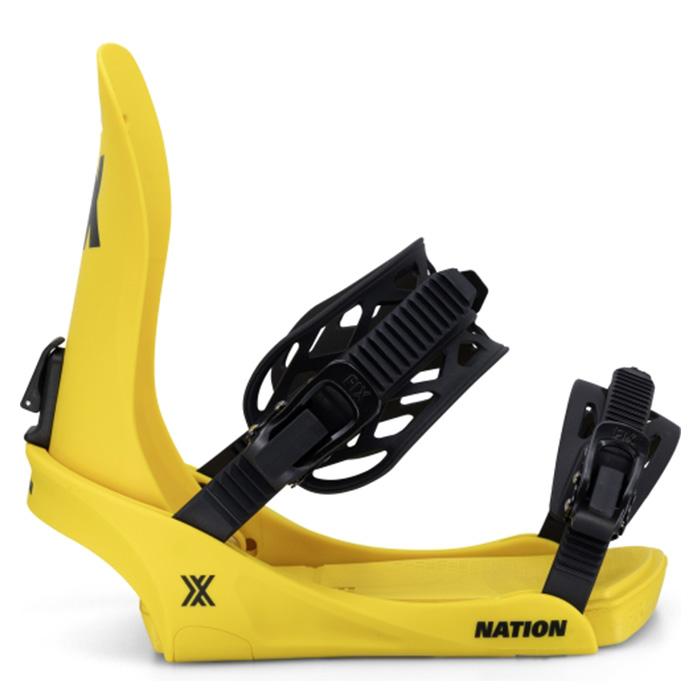 FIX フィックス スノーボード ビンディング NATION YELLOW 24-25