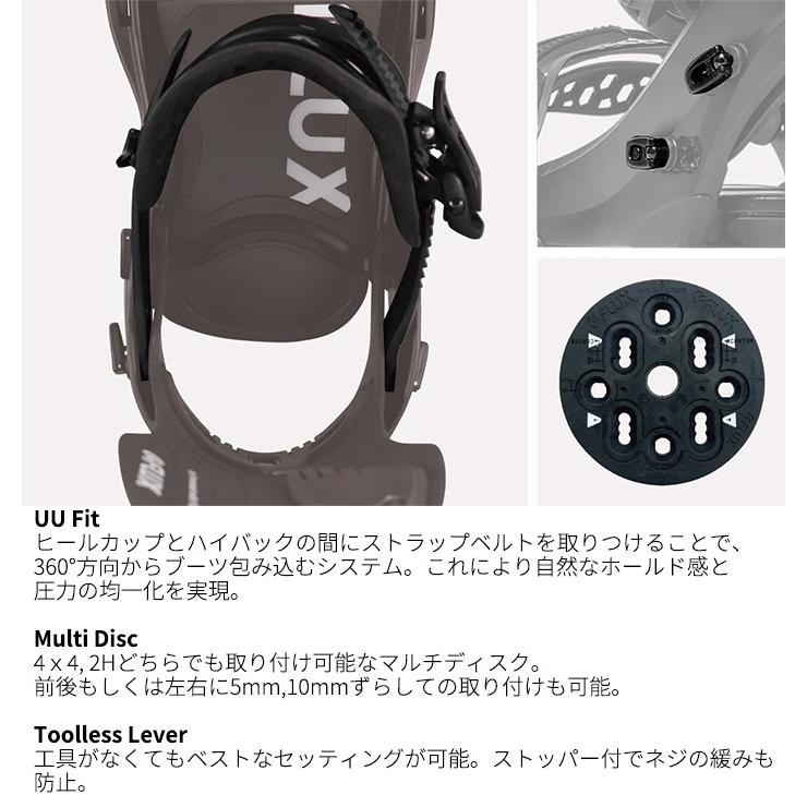 FLUX フラックス スノーボード ビンディング XF 24-25 モデル : F