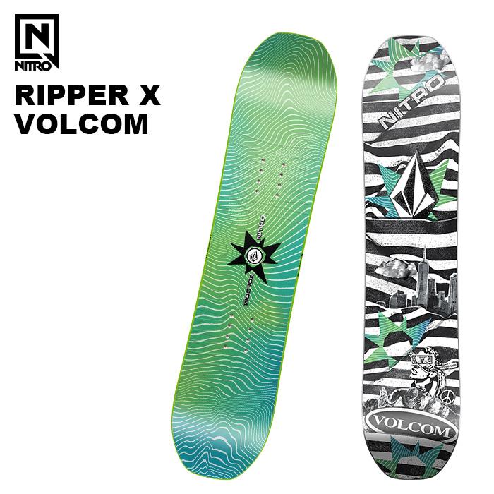Nitro x Volcom スノーボード NITRO ナイトロ スノーボード 板 RIPPER X VOLCOM 24-25 モデル