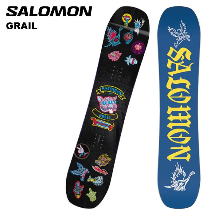 キッズスノーボードセット120cm サロモングレイル　24-25 SALOMON KID's サロモン キッズ スノーボード 板 GRAIL 24-25 モデル