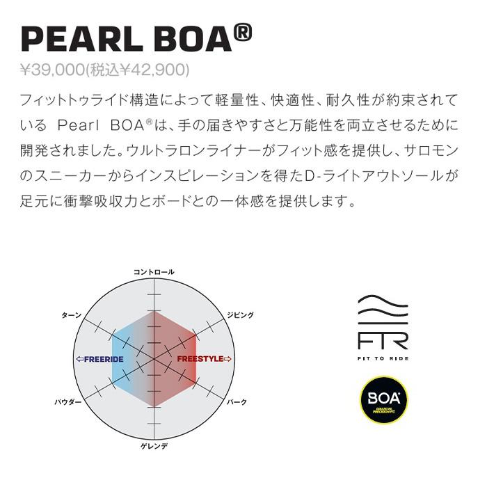 SALOMON サロモン スノーボード ブーツ PEARL BOA 24-25 モデル