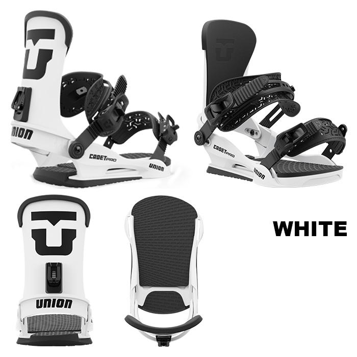 スノーボード UNION BINDING 24-25 CADET PRO S WHITE Cadet Pro Kids Snowboard Binding | Union Binding Company – Union