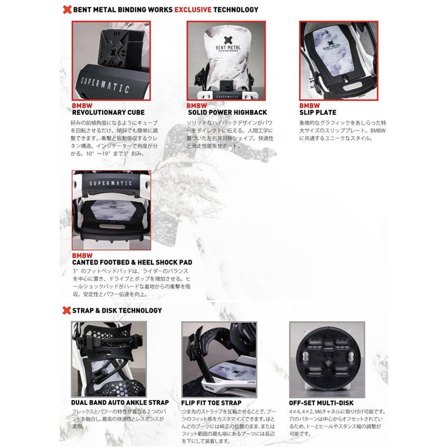 BENTMETAL ベントメタル スノーボード ビンディング LIGHTNING