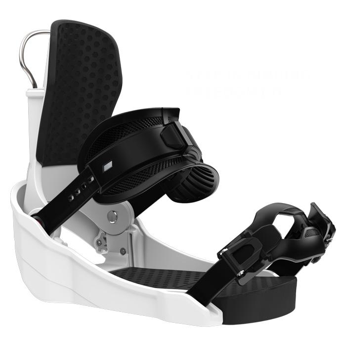 CLEW スノーボードビンディング ホワイト/ブラック CLEW クリュー スノーボード ビンディング Independence 25-26 モデル