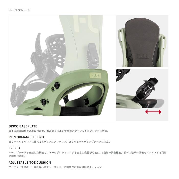 FLUX フラックス スノーボード ビンディング EM 25-26 モデル : F
