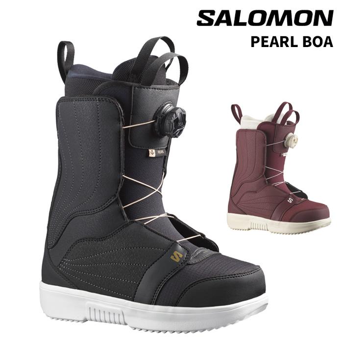 【祭限定値引】【使用1回美品】サロモン PEARL BOA 25cm レディース SALOMON サロモン スノーボード ブーツ PEARL BOA 25-26 モデル