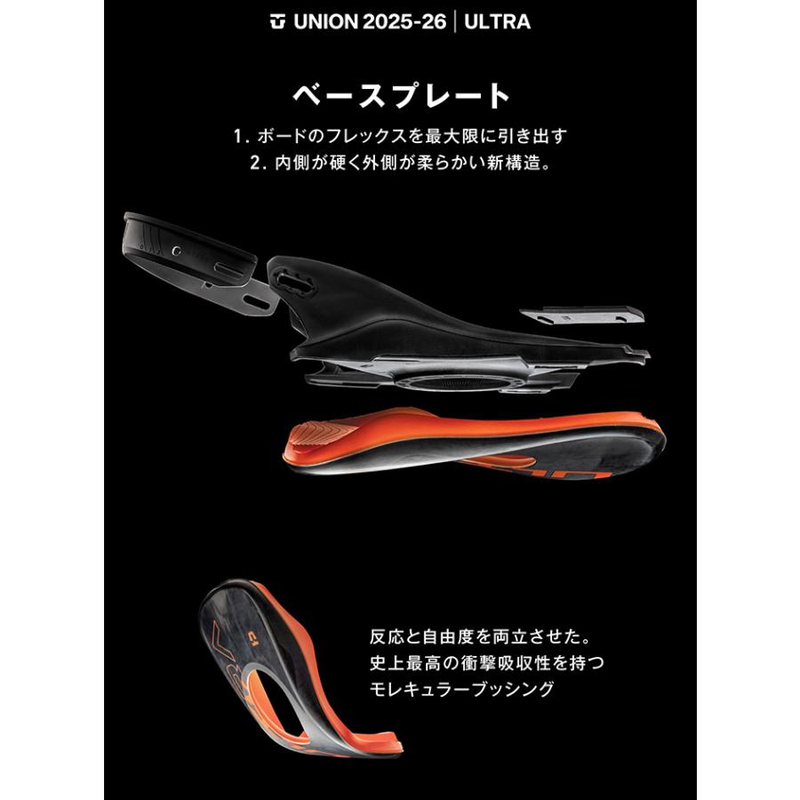 UNION ユニオン スノーボード ビンディング ULTRA [MEN] 25-26 モデル