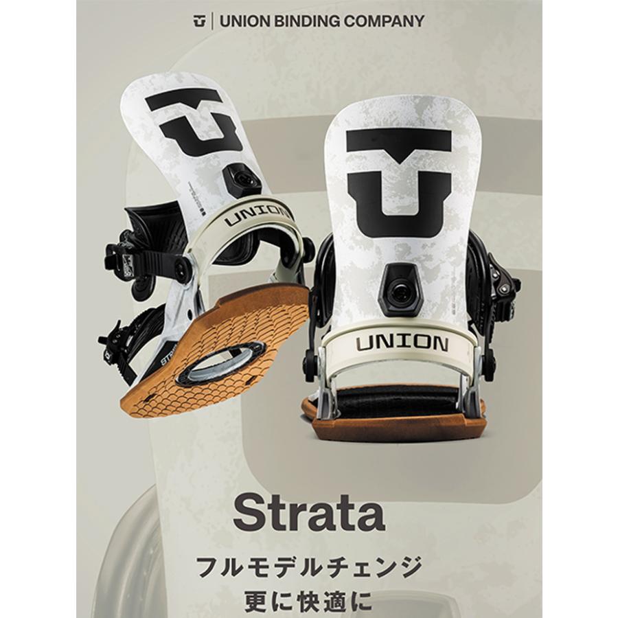 UNION ユニオン スノーボード ビンディング STRATA 25-26 モデル : F
