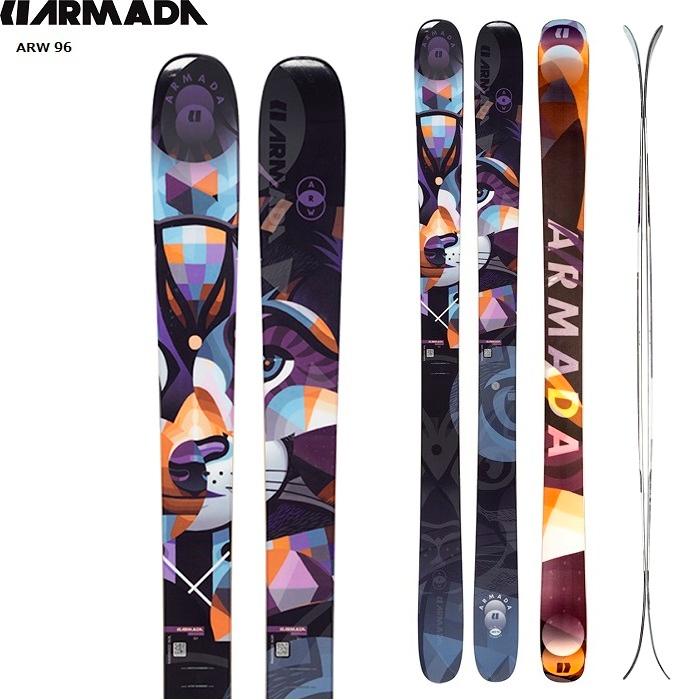 ARMADA アルマダ　スキー板 ARW 96 板単品 〈20/21モデル〉レディース :221011012:F.JANCK Yahoo!店 - 通販  - Yahoo!ショッピング