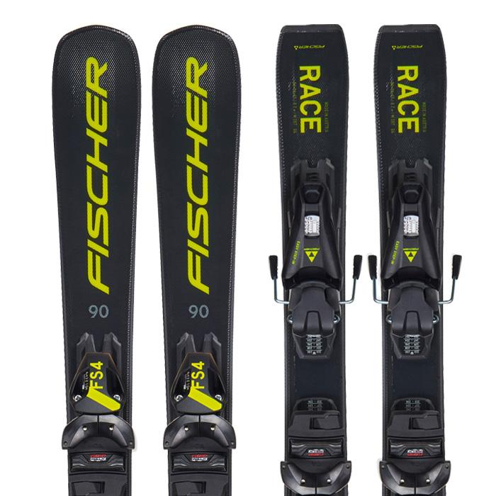 子供 ジュニア スキー 2点セット FISCHER フィッシャー RC4 RACE JR