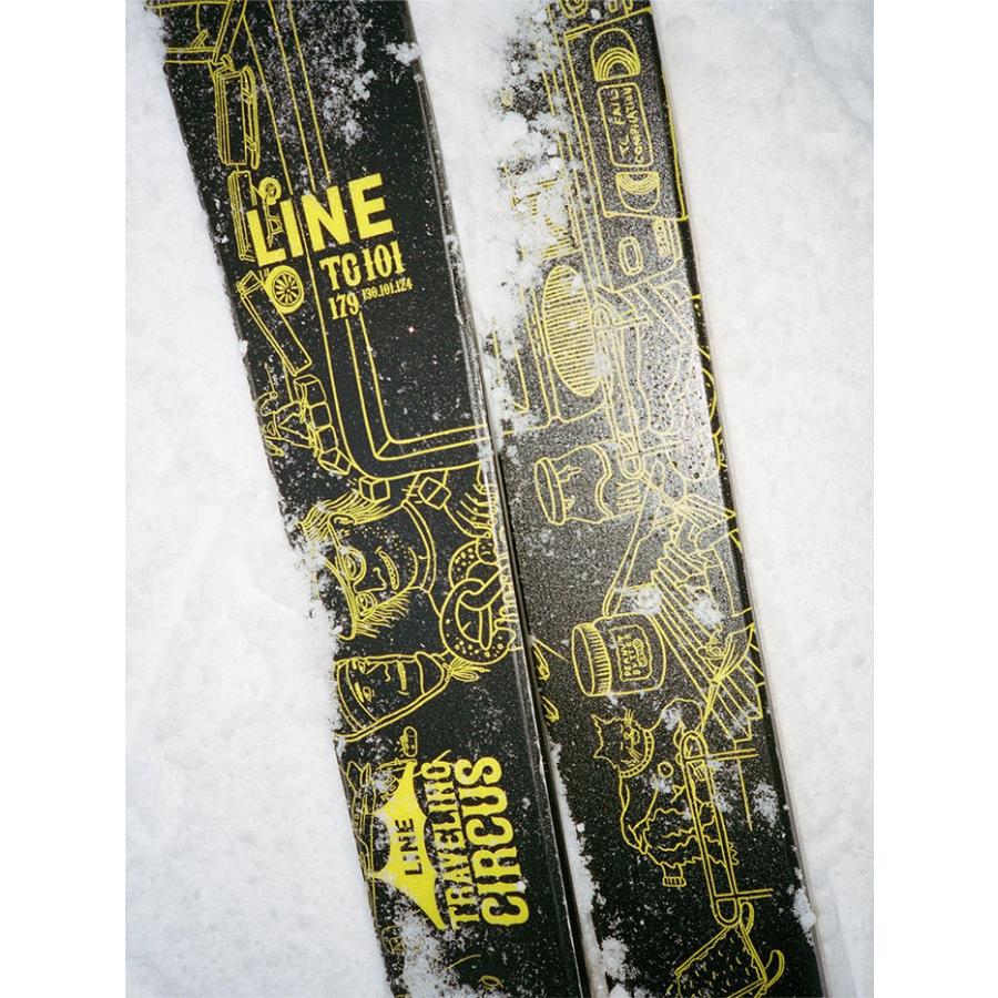 LINE ライン スキー板 CHRONIC 101 TC 板単品 23-24 モデル : F.JANCK