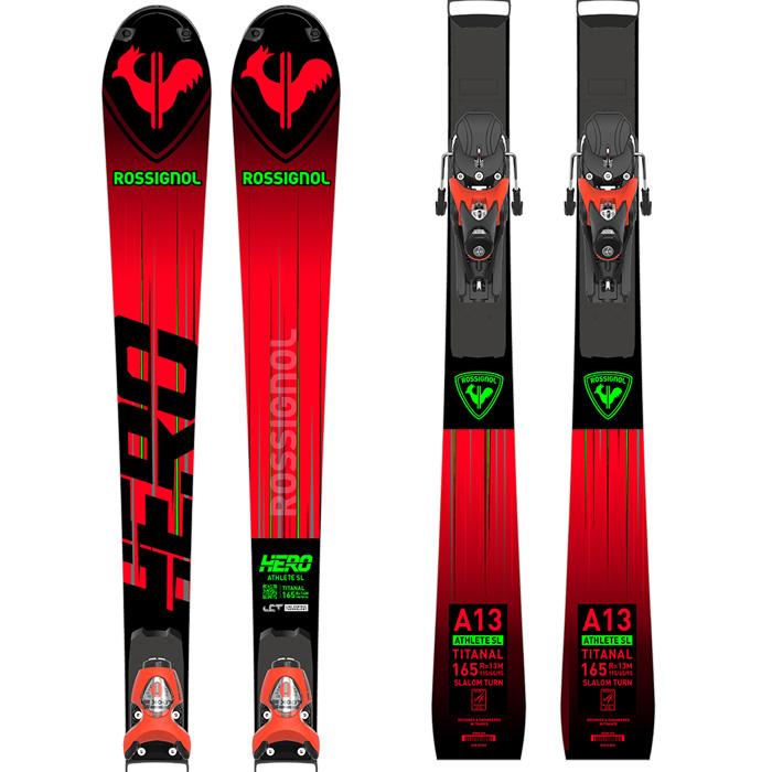 ROSSIGNOL ロシニョール スキー板 HERO ATHLETE FIS SL FACTORY 157 R22 + SPX 15 RR HOT RED ビンディングセット 23-24 モデル｜fjanck2｜02
