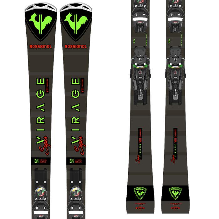 【最安値挑戦中】 ROSSIGNOL ロシニョール スキー板 SUPER VIRAGE VIII OVERSIZE KONECT SPX 14 KONECT GW B80 HERO ビンディングセット 23-24モデル 【QG1590075604】(55942円)