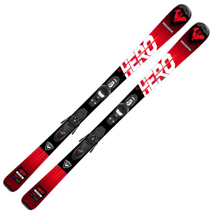 ROSSIGNOL ロシニョール スキー板 HERO JR KID-X + KID 4 GW B76 BLACK