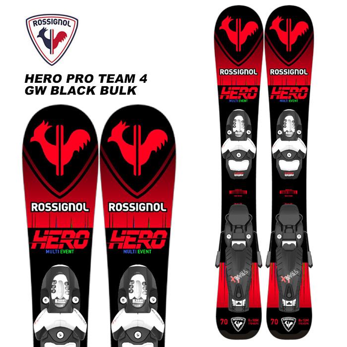ROSSIGNOL ロシニョール スキー板 HERO PRO + TEAM 4 GW BLACK ROSSIGNOL ロシニョール スキー板 HERO PRO + TEAM 4 GW BLACK