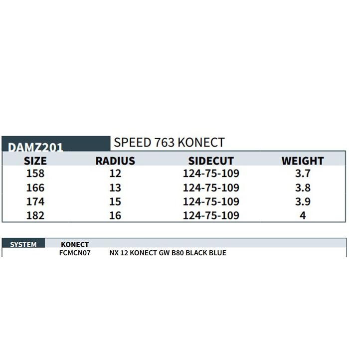 DYNASTAR ディナスター スキー板 SPEED 763 KONECT + NX 12 GW B80