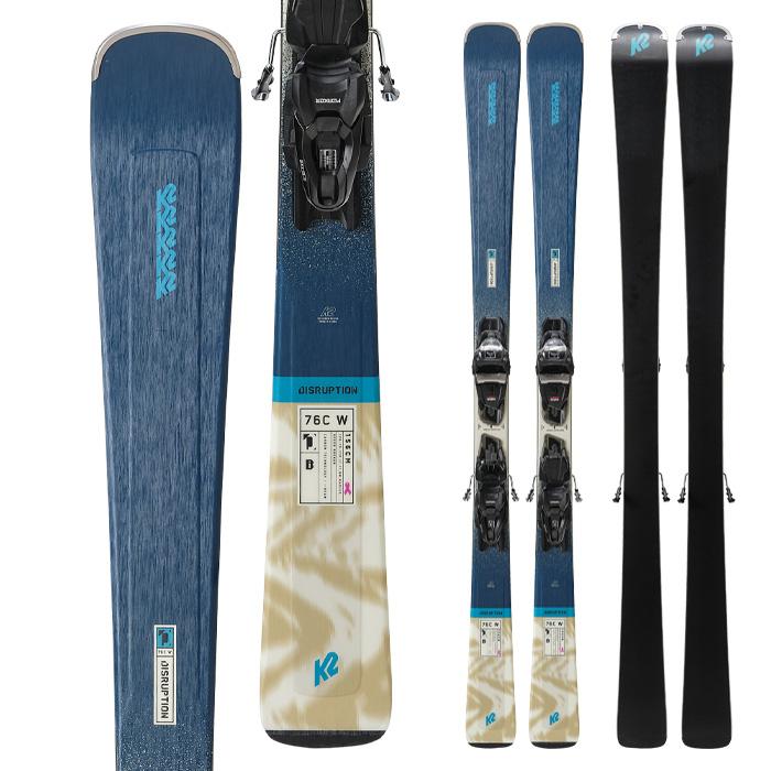 K2 ケーツー スキー板 DISRUPTION 76C W + ER3 10 COMPACT