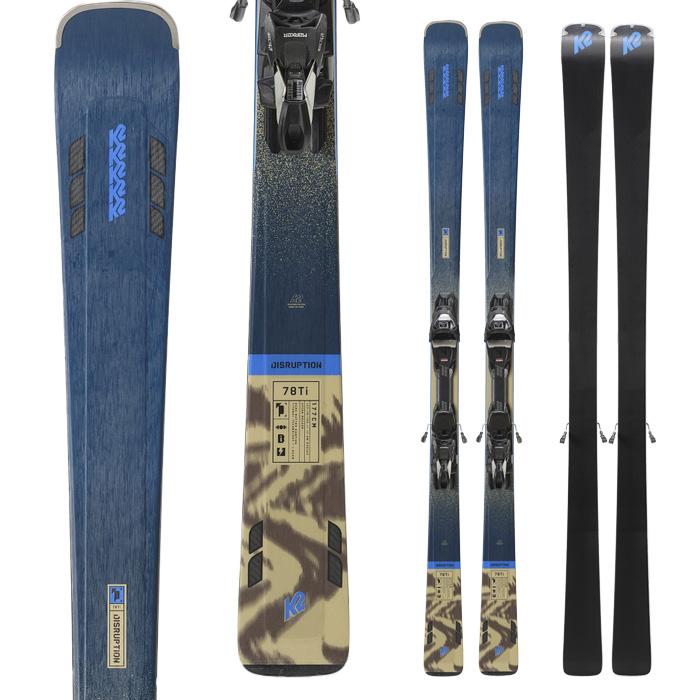 K2 ケーツー スキー板 DISRUPTION 78TI + MXC 12 TCX LIGHT QUIKCLIK