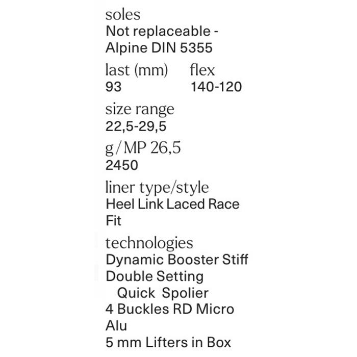 Nordica ノルディカ スキーブーツDOBERMANN 5 RD - S (STIFF) 24-25 モデル_1
