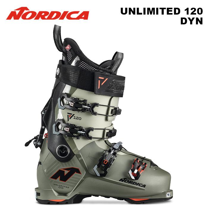 【最終価格、美品】ノルディカ NORDICA アンリミテッド120 DYN Nordica ノルディカ スキーブーツ UNLIMITED 120 DYN 24-25 モデル : F