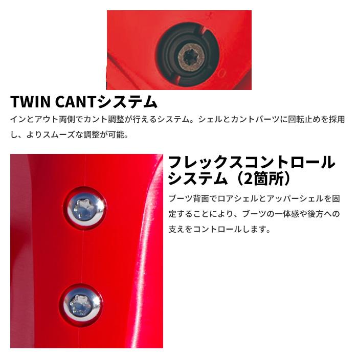 REXXAM レグザム スキーブーツ R-EVO 120 M 24-25 モデル : F.JANCK