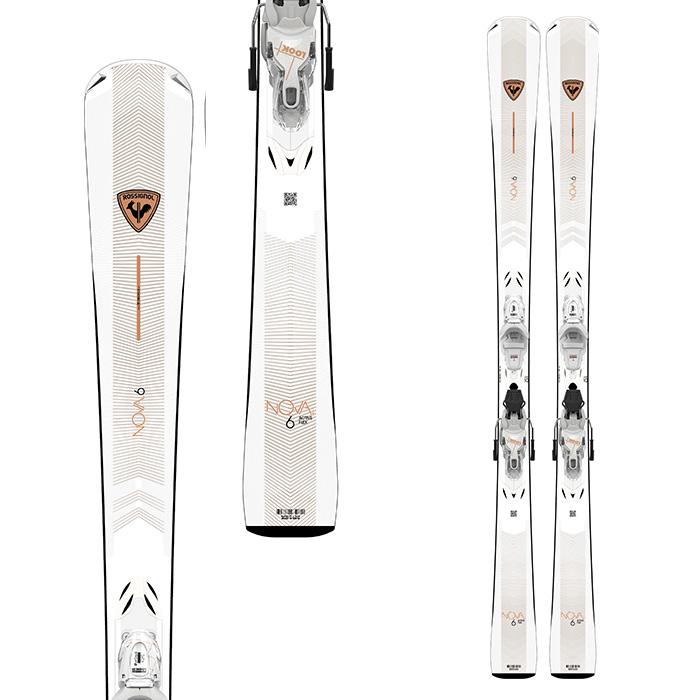 ROSSIGNOL ロシニョール スキー板 NOVA 6 XPRESS + W 11 GW B83 WHITE