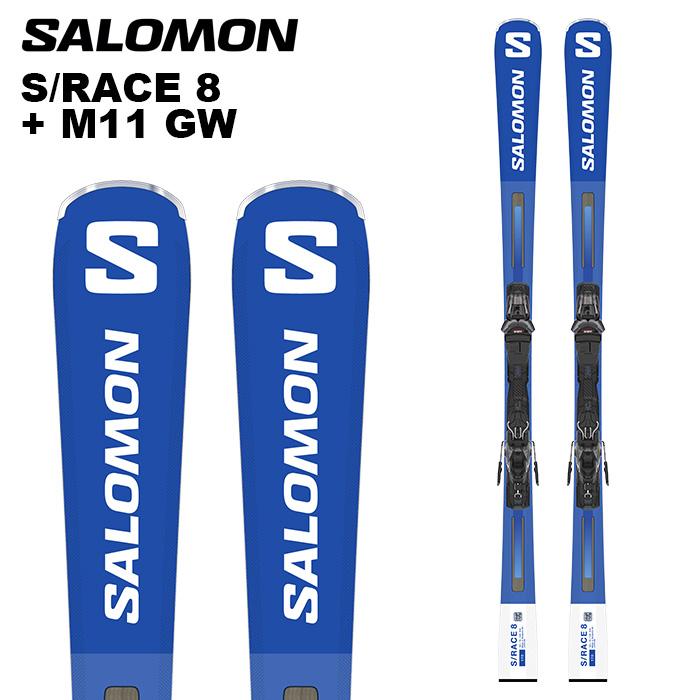 SALOMON サロモン スキー板 S/RACE 8 + M11 GW ビンディングセット 24
