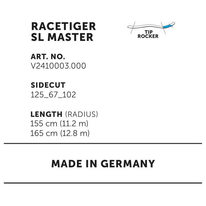 Volkl フォルクル スキー板 RACETIGER SL MASTER 板単品 24-25 モデル