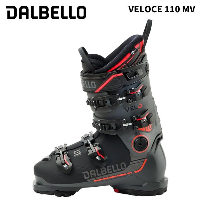 DALBELLO ダルベロ スキーブーツ VELOCE 110 MV BLACK/DOVE-GREY 25-26