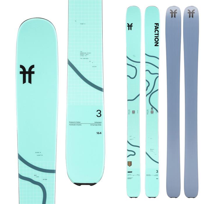 FACTION ファクション スキー板 Agent 3 Ice Blue 板単品 25-26 モデル